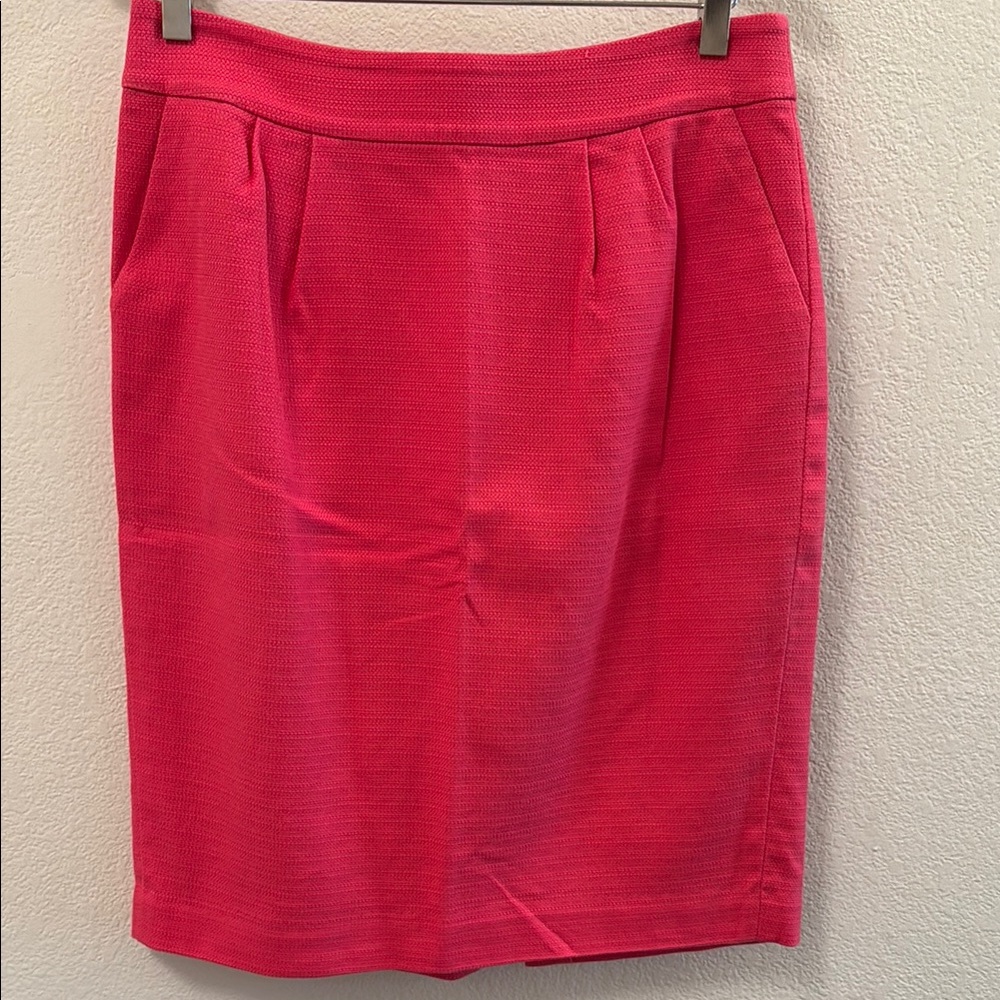 Banana Republic Pink Knee-Length Pencil Skirt Work